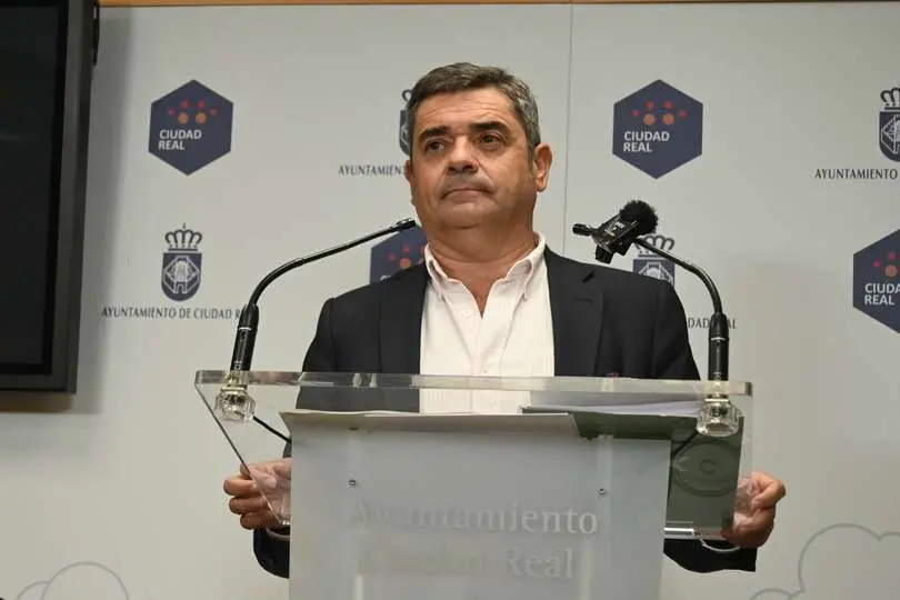 El portavoz del Grupo Municipal de Vox en el Ayuntamiento de Ciudad Real, Luis Alberto Mar&iacute;n