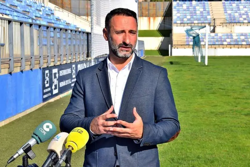 El concejal de deportes, Javier Trujillo