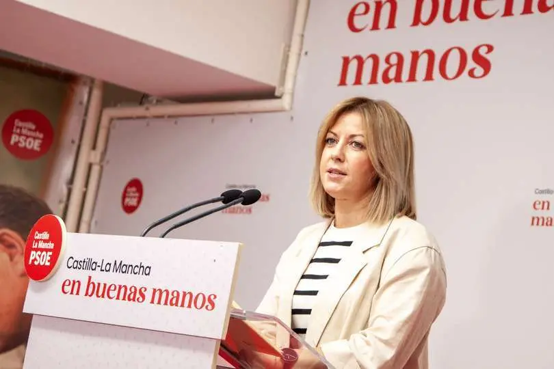 La portavoz del grupo socialista en las Cortes de Castilla-La Mancha, Ana Isabel Abeng&oacute;zar