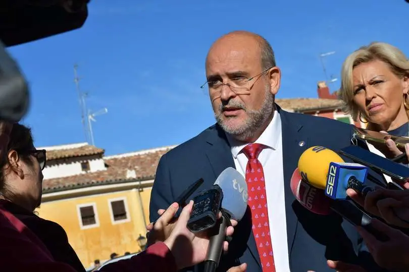 El vicepresidente primero el Gobierno regional, Jos&eacute; Luis Mart&iacute;nez Guijarro