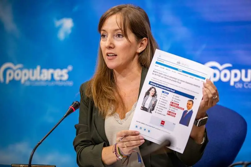 La secretaria segunda de la mesa de las Cortes de Castilla-La Mancha y diputada regional del PP-CLM, Tania Andicoberry