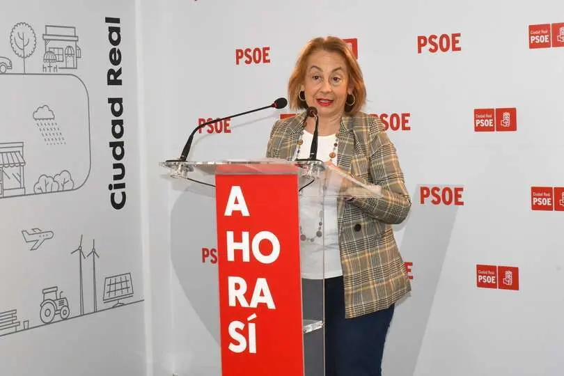 La portavoz socialista de Almad&eacute;n, Manuela Casado