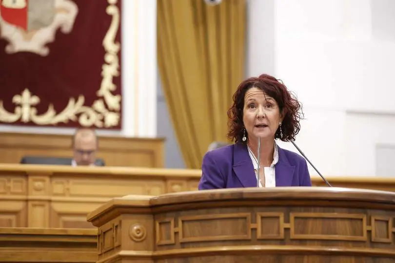 La portavoz de Fomento del grupo socialista en las Cortes regionales, Marisa S&aacute;nchez
