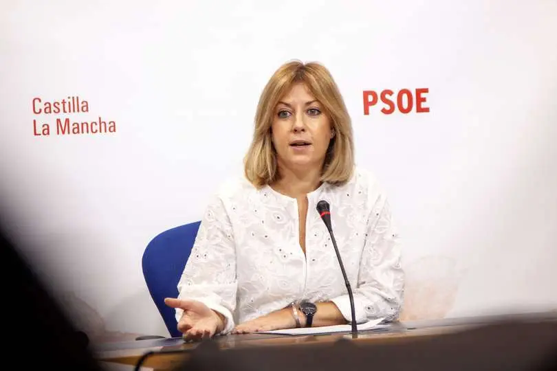 La portavoz del grupo socialista en las Cortes de Castilla-La Mancha, Ana Isabel Abeng&oacute;zar