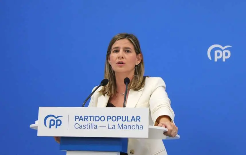 La secretaria general y portavoz parlamentaria del Partido Popular de Castilla-La Mancha, Carolina Agudo