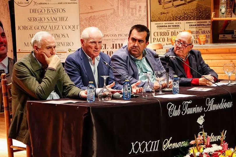 Jos&eacute; Lozano, Ram&oacute;n Calder&oacute;n, &Iacute;&ntilde;igo Crespo y Carmelo Garc&iacute;a, anoche