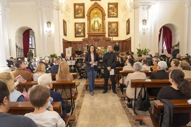 Imagen del concierto 'M&uacute;sica por las Almas' de la Agrupaci&oacute;n Musical Santa Cecilia de Calzada de Calatrava