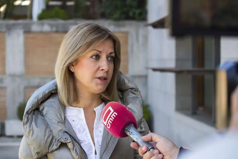 La portavoz del grupo socialista en las Cortes regionales, Ana Isabel Abeng&oacute;zar