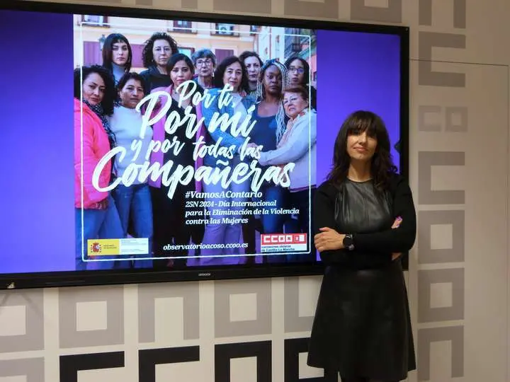 La secretaria de Mujeres y Pol&iacute;ticas LGTBI de CCOO-CLM, Rosario Mart&iacute;nez