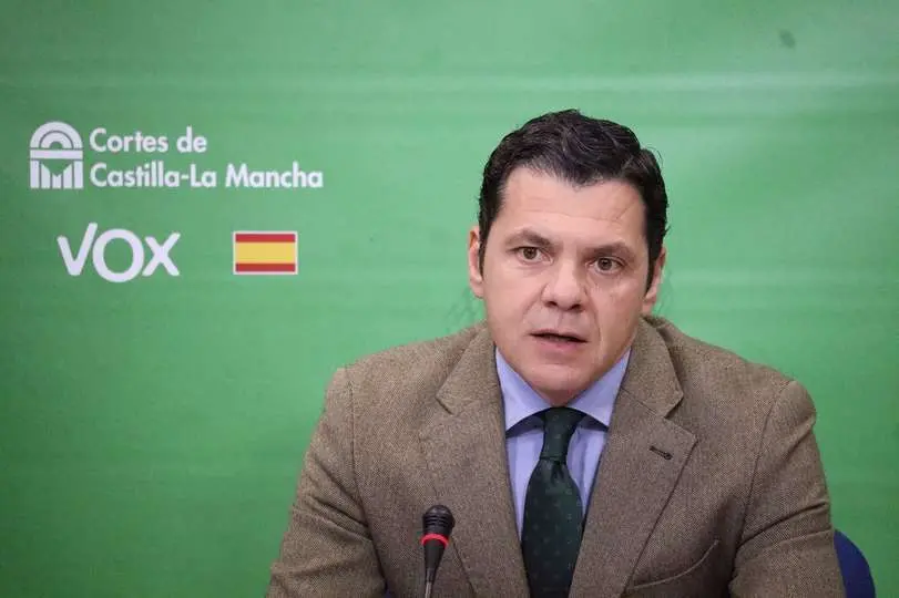 El diputado regional de Vox por Ciudad Real, Luis Bl&aacute;zquez