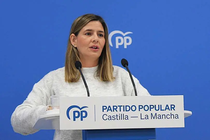 La secretaria general y portavoz parlamentaria del Partido Popular de Castilla-La Mancha, Carolina Agudo