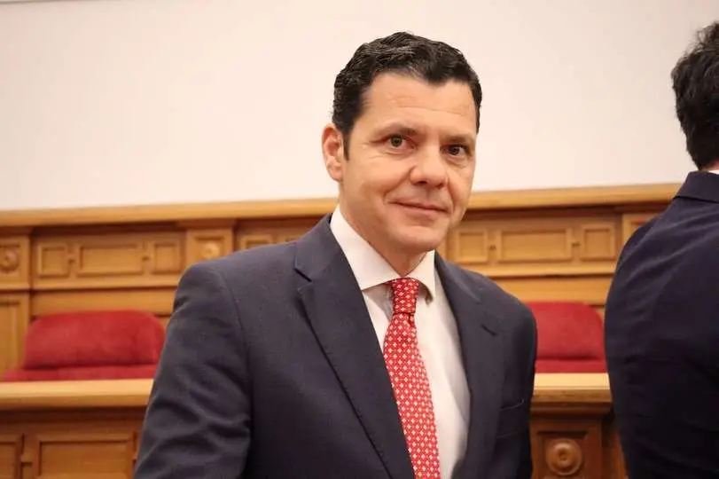 El diputado del grupo parlamentario Vox en las Cortes de Castilla-La Mancha, Luis Bl&aacute;zquez