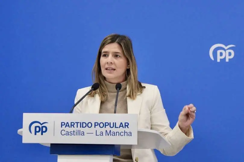 La secretaria general y portavoz parlamentaria del Partido Popular de Castilla-La Mancha, Carolina Agudo