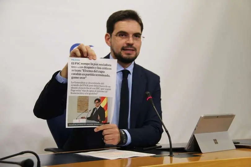 El portavoz adjunto del Partido Popular en las Cortes de Castilla-La Mancha, Santiago Serrano