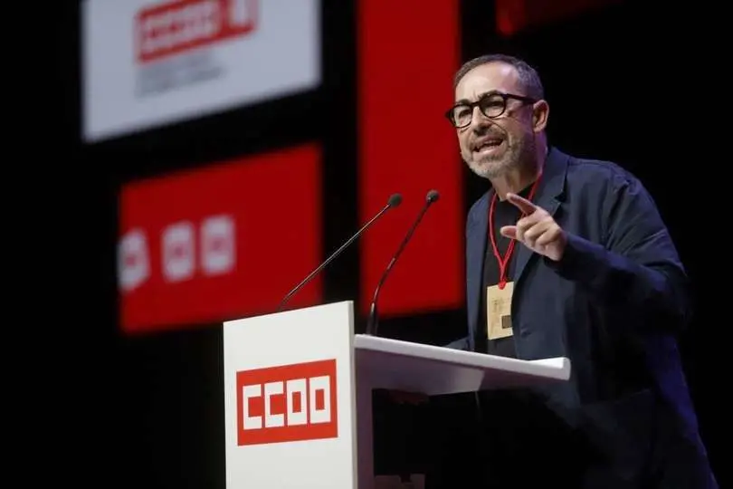 El secretario general de Comisiones Obreras Castilla-La Mancha, Paco de la Rosa