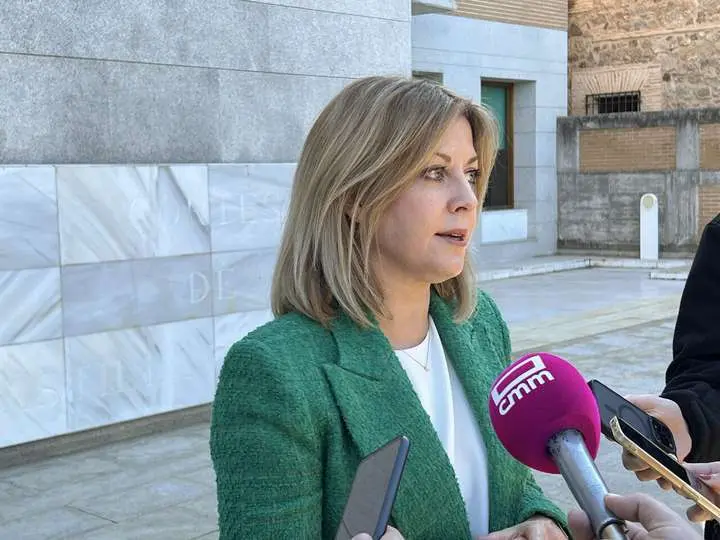 La portavoz del grupo socialista en las Cortes regionales, Ana Isabel Abeng&oacute;zar