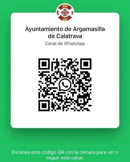 C&oacute;digo QR generado por Whatsapp para suscribirse al canal consistorial rabanero