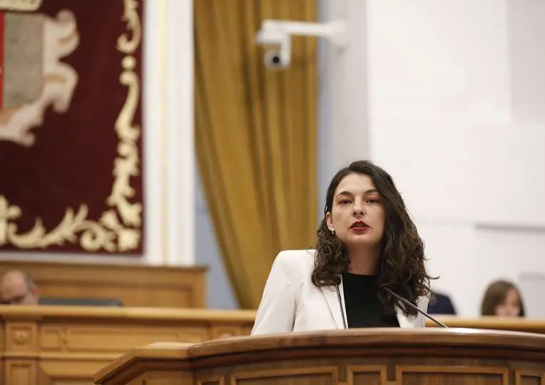 La portavoz de Educaci&oacute;n del grupo socialista en las Cortes de Castilla-La Mancha, Paloma Jim&eacute;nez