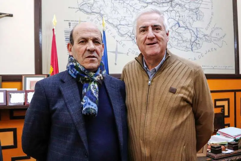 Paco Real y Jos&eacute; Lozano, en el despacho de Alcad&iacute;a