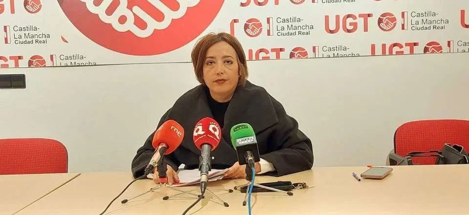 La secretaria general de UGT Ciudad Real, Alfonsi &Aacute;lvarez
