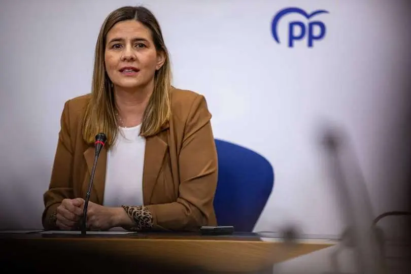 La secretaria general y portavoz parlamentaria del Partido Popular de Castilla-La Mancha, Carolina Agudo