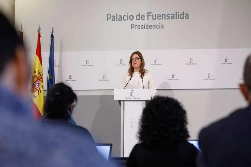 La portavoz del Ejecutivo, Esther Padilla