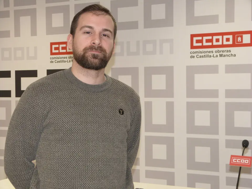El secretario de Empleo y Pol&iacute;ticas P&uacute;blicas de CCOO CLM, Juan Carlos del Puerto