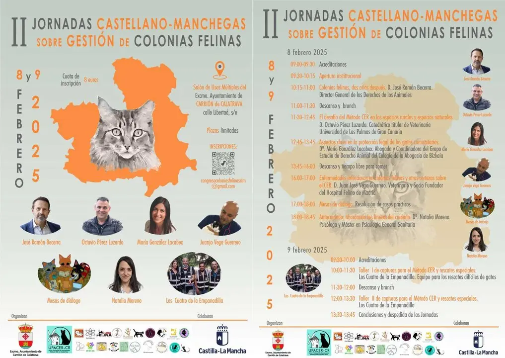 Cartel y programa de las Colonias Felinas