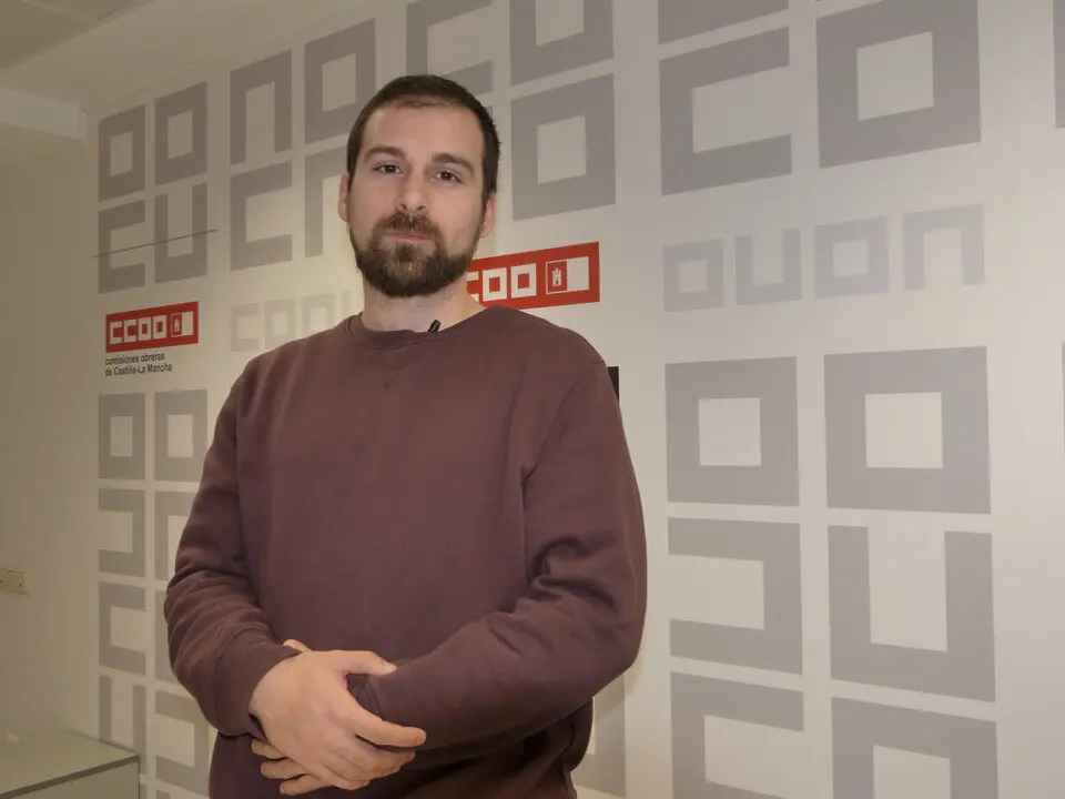 El secretario de Empleo y Pol&iacute;ticas P&uacute;blicas de CCOO CLM, Juan Carlos del Puerto