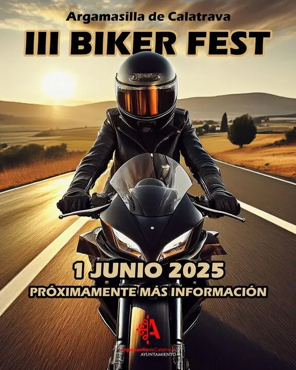 Cartel que avanza la edici&oacute;n 2025 de la Biker Fest rabanera
