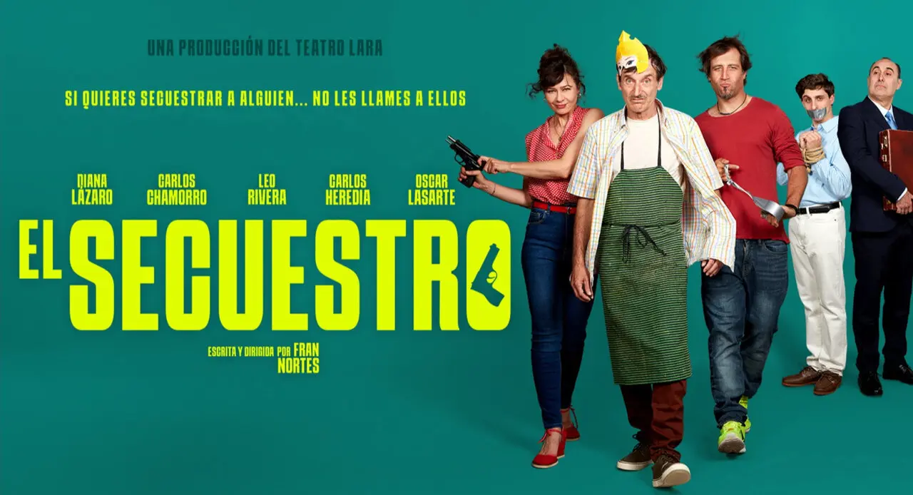 En el Teatro Lara de Madrid se representa la obra El secuestro, muy divertida y tremendamente actual