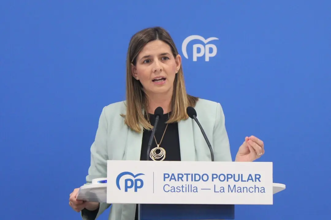 La secretaria general y portavoz parlamentaria del Partido Popular de Castilla-La Mancha, Carolina Agudo