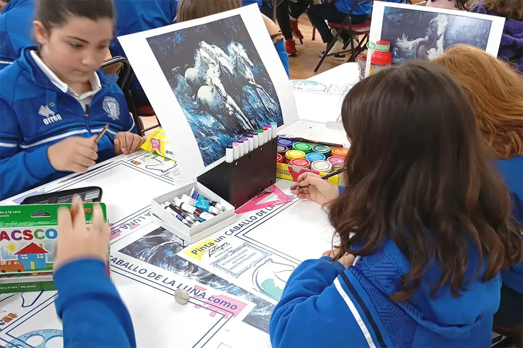 Uno de los grupos del Colegio 'Maestro &Aacute;vila y Santa Teresa'