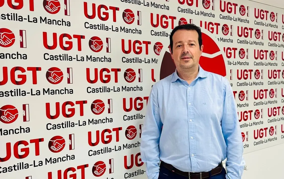 El secretario de Formaci&oacute;n y Proyectos de UGT Castilla-La Mancha, &Oacute;scar Molina