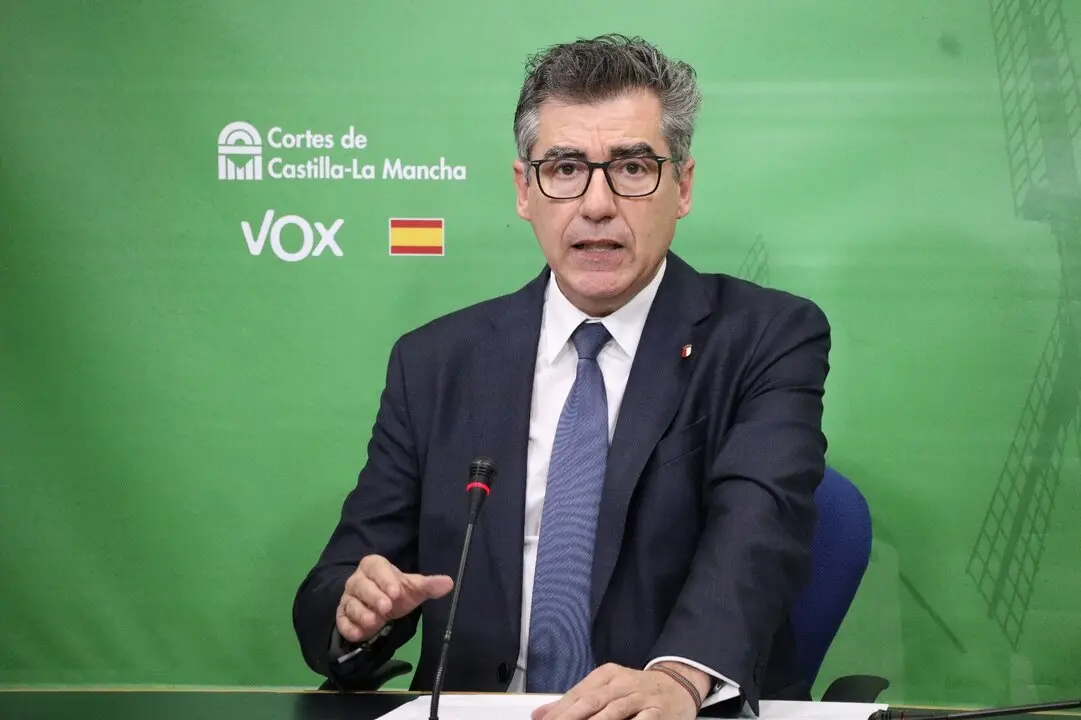El diputado del Grupo parlamentario VOX en las Cortes de Castilla-La Mancha, Francisco Cobo