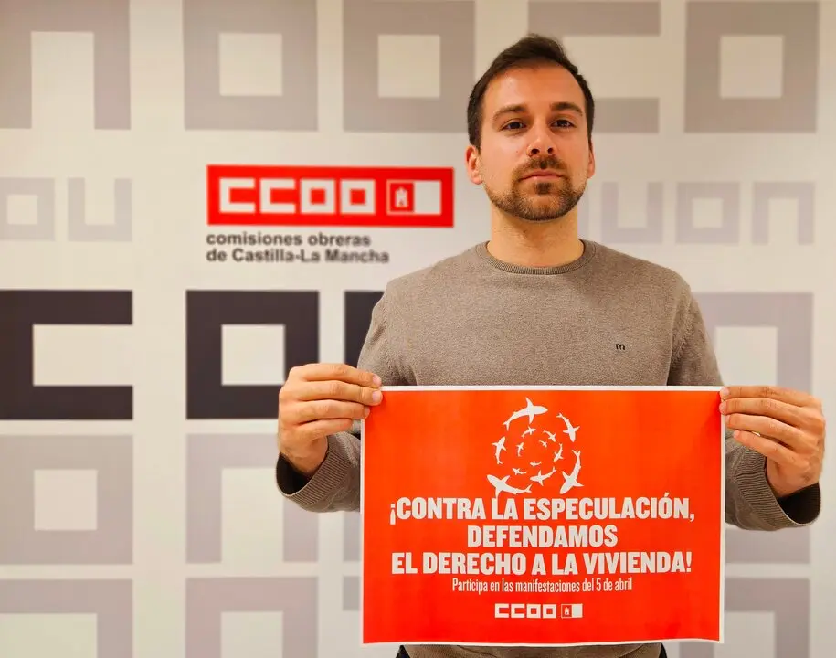Juan Carlos del Puerto, secretario de Empleo y Pol&iacute;ticas P&uacute;blicas de CCOO-CLM