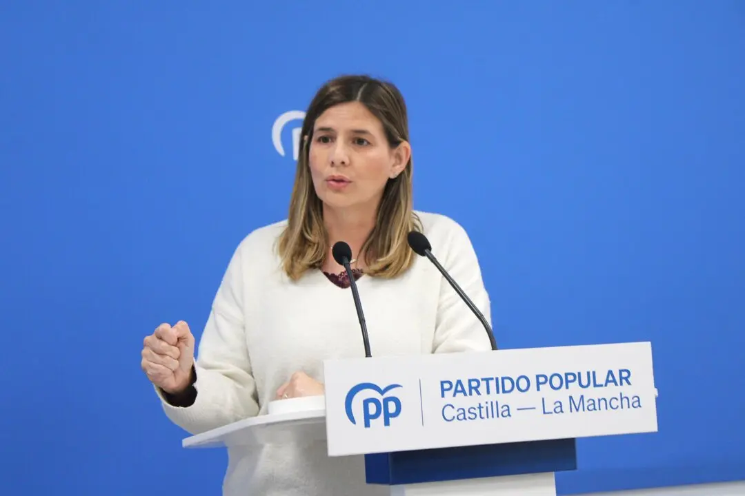 La secretaria general y portavoz parlamentaria del Partido Popular de Castilla-La Mancha, Carolina Agudo