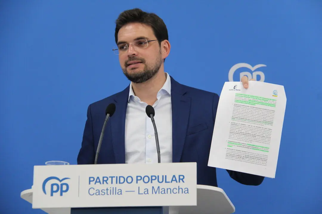 El portavoz adjunto del PP en las Cortes de Castilla-La Mancha, Santiago Serrano