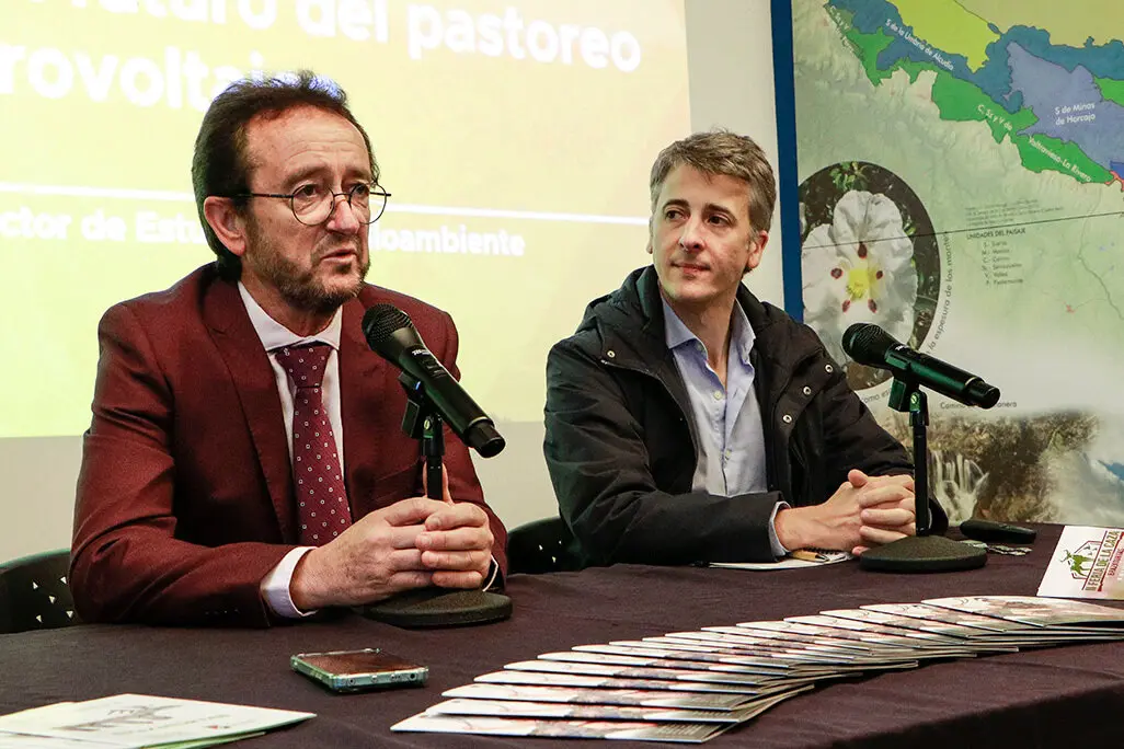 Pablo Toledano y Mart&iacute;n Behar, durante la apertura del acto