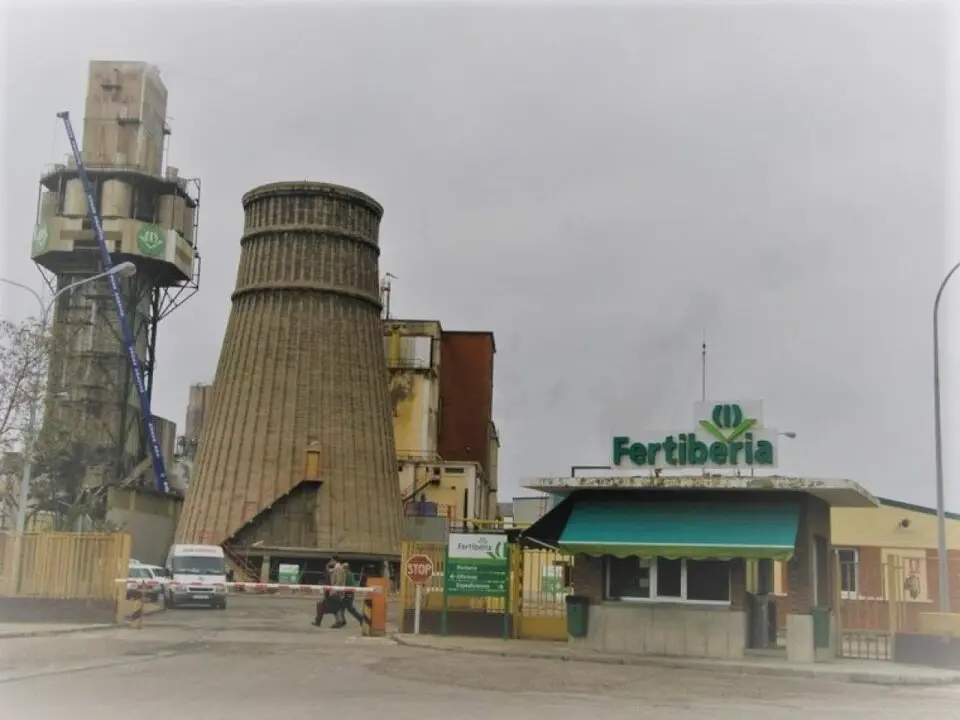 Planta de Fertiberia en Puertollano