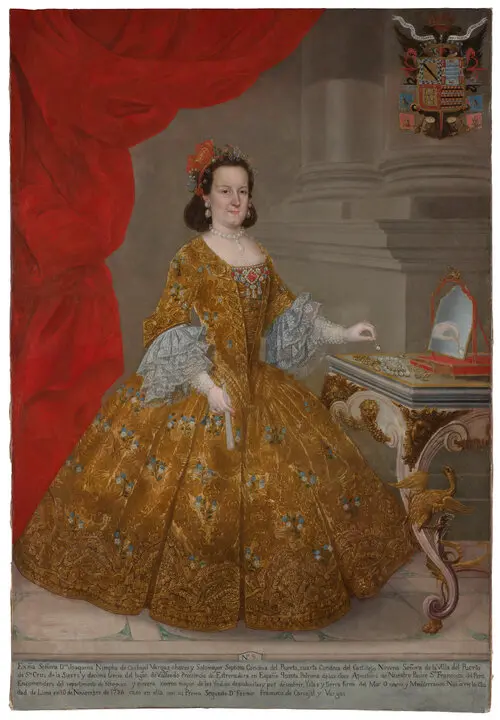 Do&ntilde;a Joaquina Nimpha de Carvajal y Vargas, condesa del Puerto. Pedro Jos&eacute; D&iacute;az. Museo Nacional del Prado .Dep&oacute;sito de la Colecci&oacute;n Fundaci&oacute;n Don &Aacute;lvaro de Baz&aacute;n, Madrid