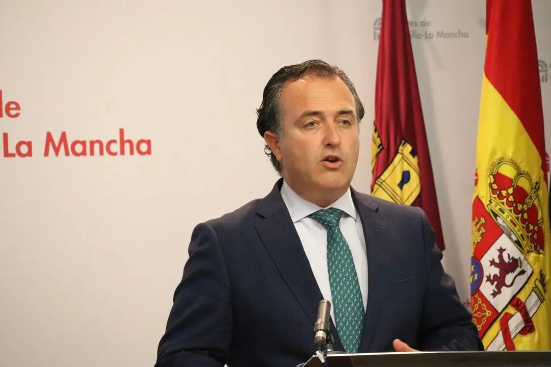 El presidente del Grupo parlamentario Vox en las Cortes regionales, David Moreno