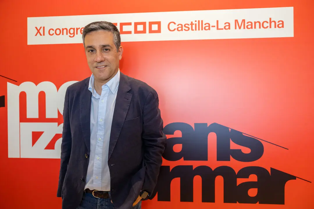 Javier Ortega,&nbsp;secretario general de CCOO-CLM
