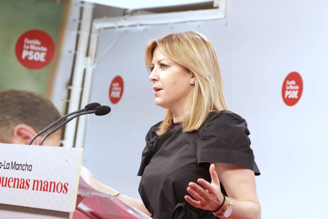 La portavoz del grupo socialista en las Cortes de Castilla-La Mancha, Ana Isabel Abeng&oacute;zar