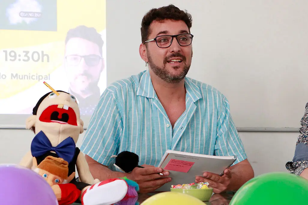 Jaime Pedrero, dirigi&eacute;ndose al p&uacute;blico que estuvo presente en la presentaci&oacute;n
