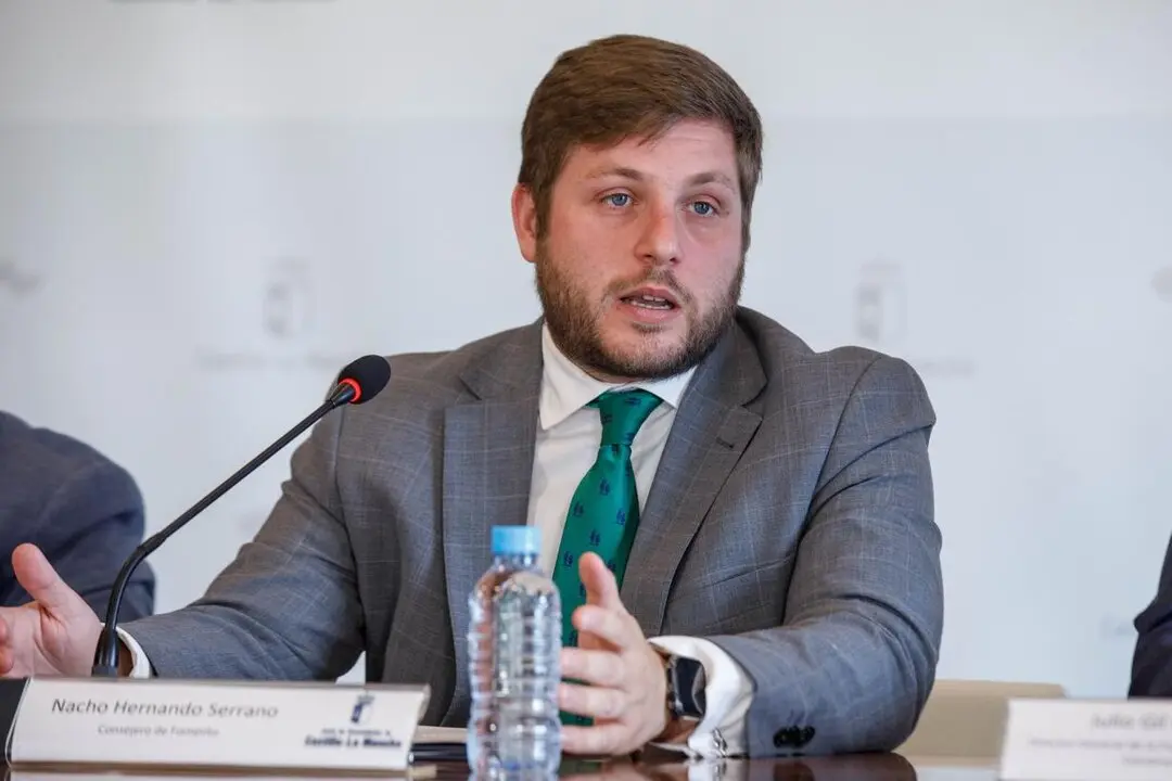 El consejero de Fomento, Nacho Hernando