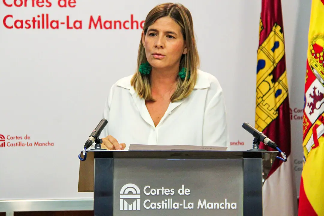 La secretaria general y portavoz parlamentaria del Partido Popular de Castilla-La Mancha, Carolina Agudo