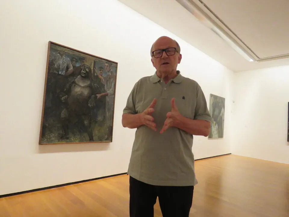 Miguel Fern&aacute;ndez-Cid, director del MARCO (Museo de Arte Contempor&aacute;neo de Vigo), durante sus declaraciones a nuestro medio