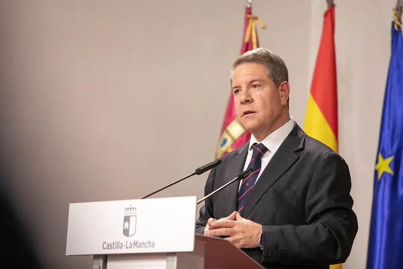El presidente de Castilla-La Mancha, Emiliano Garc&iacute;a-Page