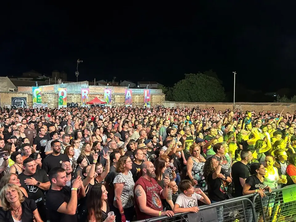 El p&uacute;blico disfruta del Choo Rock